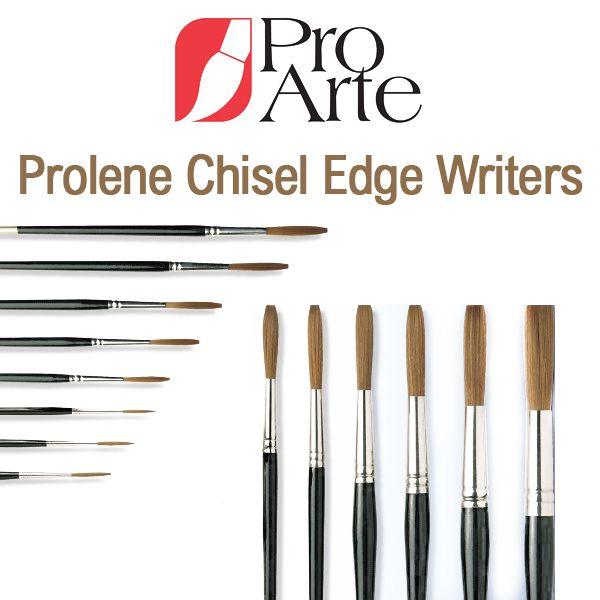 Proarte Series 10 Prolene Chisel Edge Sign Writing Brushes