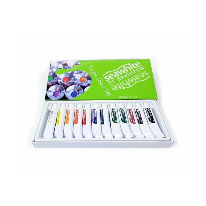 Small Tube Acrylic Paint Set, 12 x 12ml