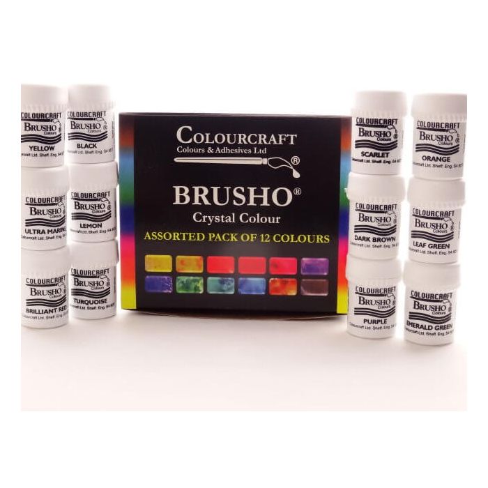 Brusho Starter Pack - Fixed Assortment 12 colour