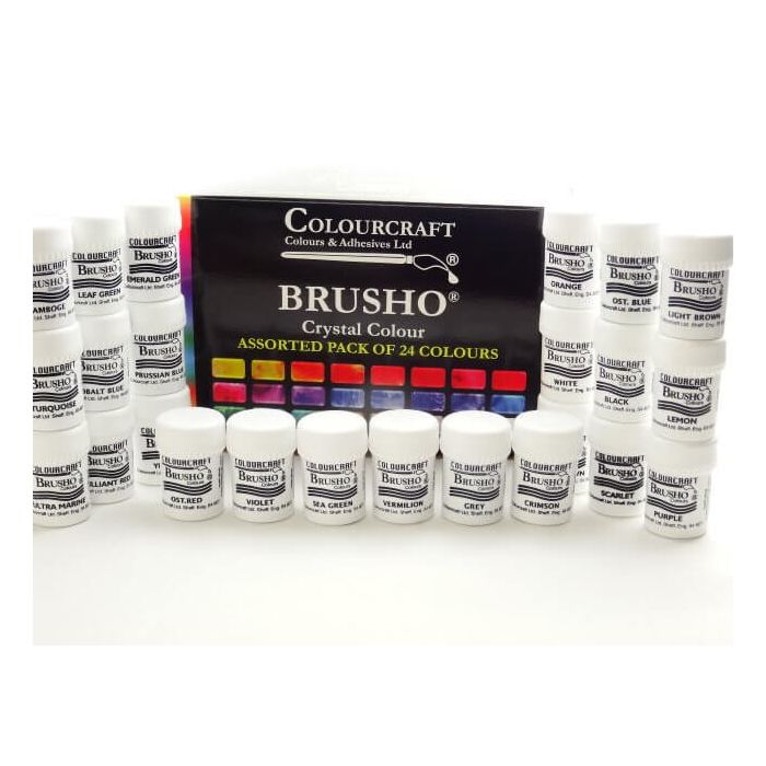 Brusho Starter Pack - Fixed Assortment 24 colour