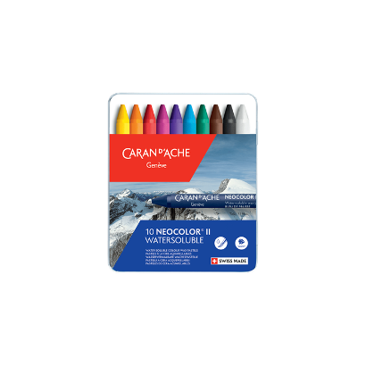 Box of 10 NEOCOLOR® II Watersoluble Pastels