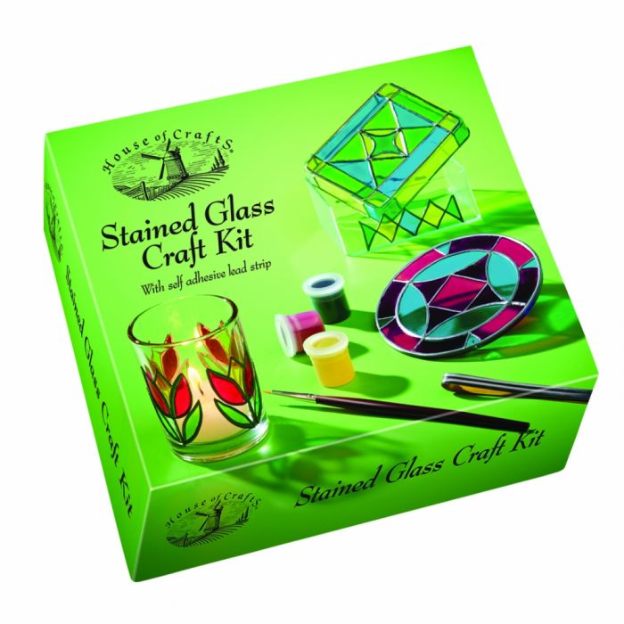 HOUSE OF CRAFTS STAINED GLASS CRAFT KIT