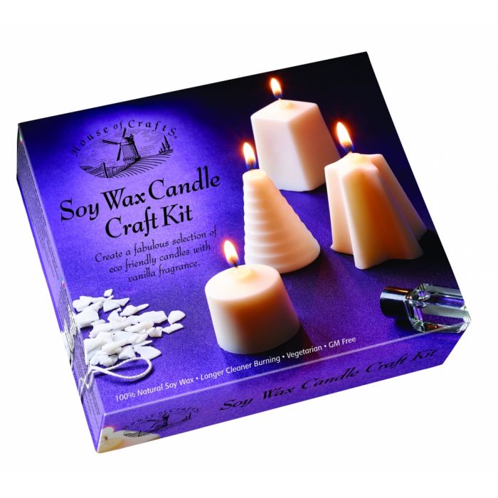 HOUSE OF CRAFTS SOY WAX CANDLE CRAFT KIT