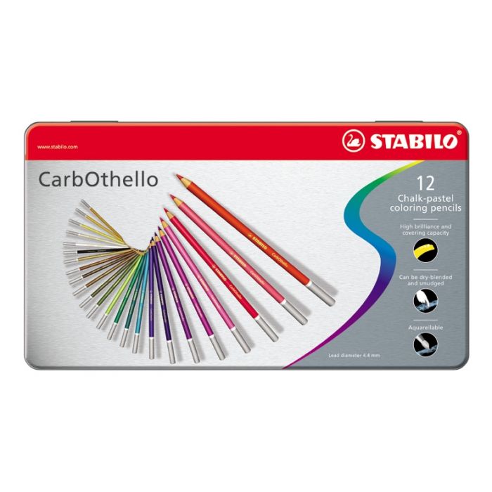 CARBOTHELLO PASTEL PENCILS - TIN OF 12