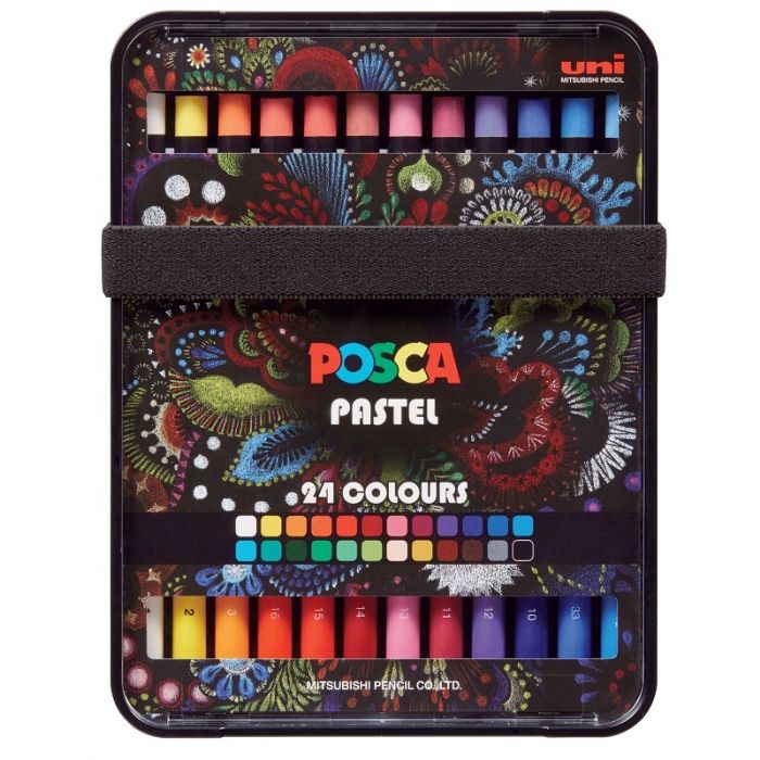 POSCA PASTELS ASSORTED 24 SET